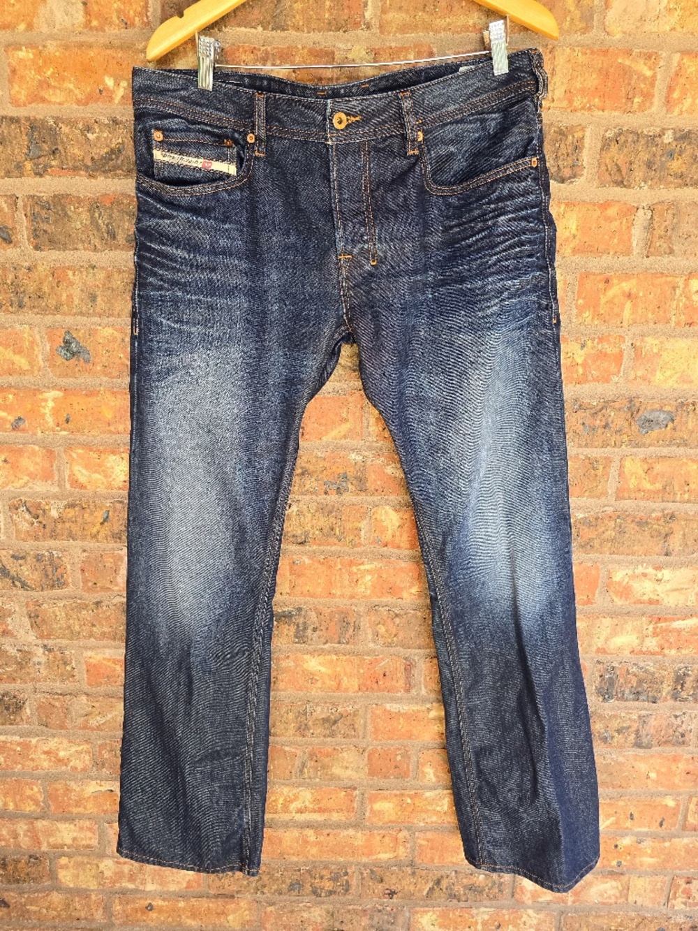 Diesel Zatiny Regular Bootcut Jeans Dark Wash 33x32 (Measures 35x33) NWOT